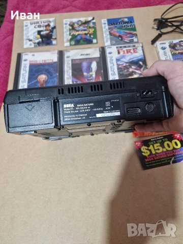 sega saturn , снимка 3 - Други игри и конзоли - 54620807