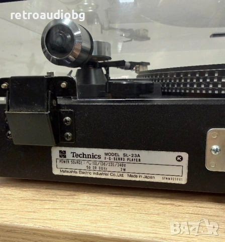 🔈Ретро грамофон Technics SL-23 - като нов🔈, снимка 8 - Грамофони - 54808583