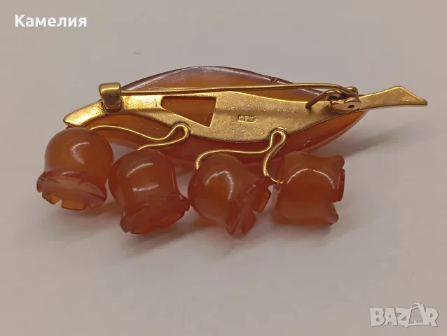 Кехлибар. Брошка , снимка 7 - Други - 55525765