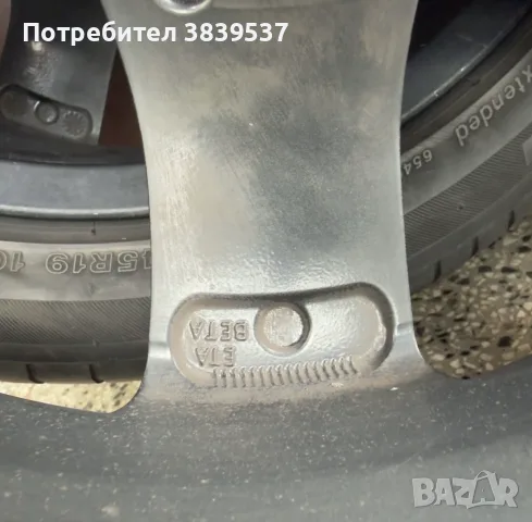 Оригинални джанти 19" Etabeta Jofiel 5x112 с летни гуми 245/45/19 за Mercedes, Audi, VW + датчици, снимка 6 - Гуми и джанти - 55394477
