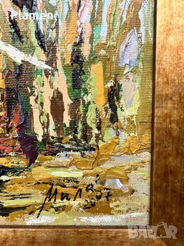 КАРТИНА МАСЛО НАТЮРМОРТ МИЛА МУСАКОВА 2007 Г., снимка 4 - Картини - 54068868
