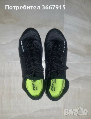 Nike Mercurial Superfly 9 Elite (Черно & зелено) размер 39, снимка 3 - Маратонки - 54011146