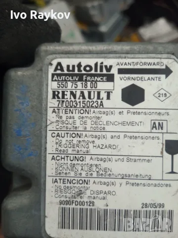 Airbag модул  зa Renault Kangoo - 8200098401 , 550751800., снимка 3 - Части - 55691837
