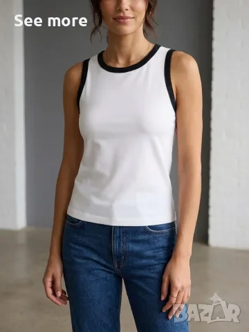 Massimo Dutti in *ringer* style дамски топ М