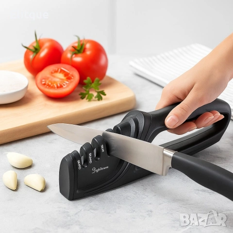 Точило за ножове Luigi Ferrero Prima FR-1505, снимка 4 - Прибори за хранене, готвене и сервиране - 54215457