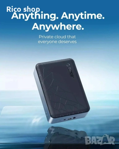 ORICO Персонално облачно съхранение, мрежово свързано съхранение, 3.5-инчов корпус за твърд диск, снимка 14 - Друга електроника - 54132000