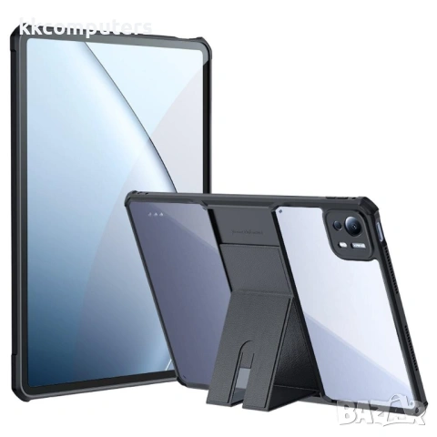 XUNDD калъф за Xiaomi Pad 7 Ultra – TPU+PC, подставка, Airbag, протектор, черен