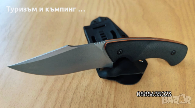 Ловен нож /ръчна изработка и стомана D2 / - модел 2, снимка 7 - Ножове - 46232659