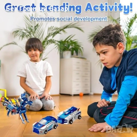 Нови Магнитни трансформиращи коли роботи Robocrash детска играчка 2 броя, снимка 6 - Коли, камиони, мотори, писти - 54349135