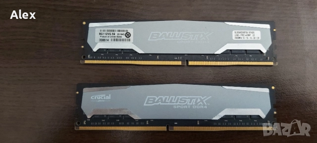 DDR4 2x8GB Crucial Balistix Sport