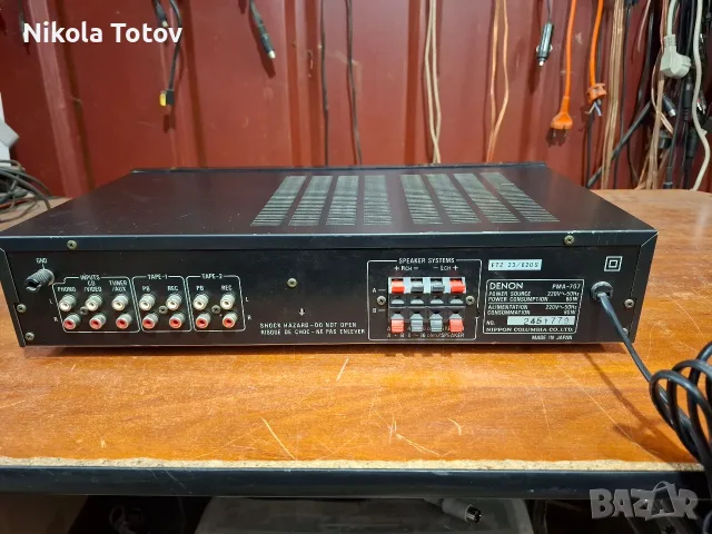 Продава се усилвател Denon PMA-707. , снимка 5 - Ресийвъри, усилватели, смесителни пултове - 55398871