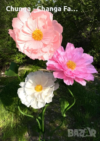  Ръчно изработени 3D цветя