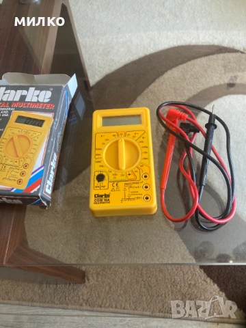 Clarke CDM10A цифров мултицет, снимка 2 - Други инструменти - 54492133