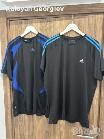Баскетболен потник Bucks (M) и Оригинални тениски Adidas (2XL), снимка 4 - Тениски - 55198620