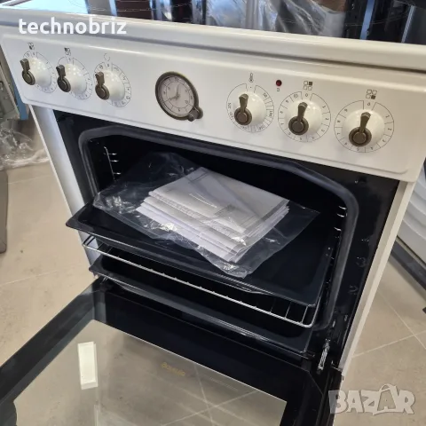 Немска /внос/ свободностояща печка с керамичен плот Gorenje Retro - 3 ГОДИНИ ГАРАНЦИЯ, снимка 5 - Печки, фурни - 55562899