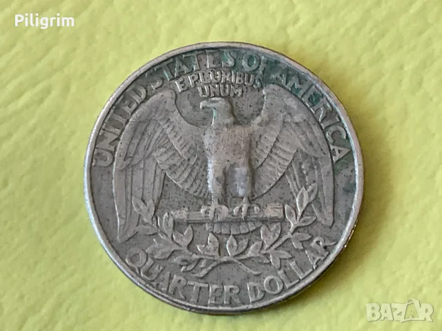 САЩ 25 центи 1986 г. «Р»., снимка 2 - Нумизматика и бонистика - 55464405