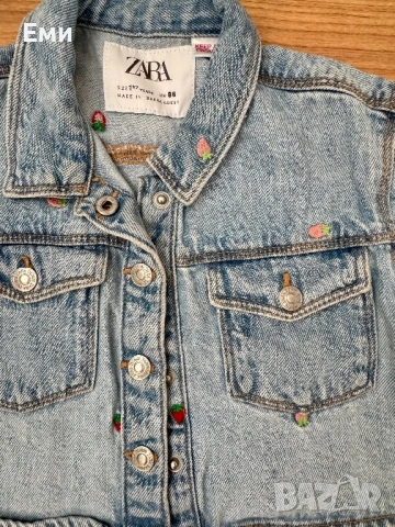 ZARA Бебешко дънково яке, снимка 2 - Бебешки якета и елеци - 54899794