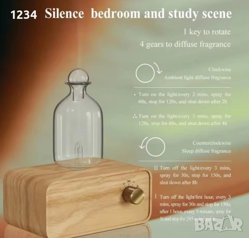 Професионален аромадифузер , снимка 6 - Овлажнители и пречистватели за въздух - 54184269