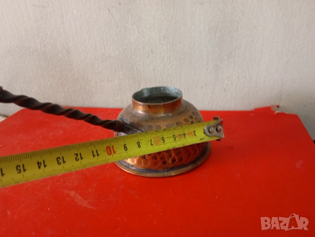 старо медно джезве, снимка 4 - Други ценни предмети - 54038314