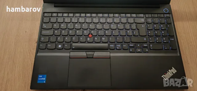 Мощен лаптоп Lenovo ThinkPad E15 с 10-ядрен Core i5-1235U и 15.6" FullHD 256 GB SSD/8GB Windows 11, снимка 2 - Лаптопи за работа - 55537847