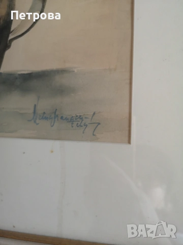 картина, акварел, снимка 2 - Картини - 53975527