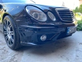 Предна Броня amg w211 черна, готова за монтаж, снимка 2