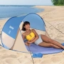 Плажна палатка Pop-Up за 2 човека с UV защита UPF 80 – Лека, водоустойчива и готова за 3 минути, снимка 2