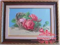 Ръчно бродирани гоблени с рамки , снимка 8