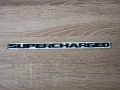 черен надпис Supercharged, снимка 1