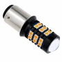 LED крушки с една светлина-оранжеви(P21W-BA15S)12-24V, к-т /2бр./, снимка 2