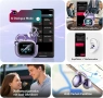 Нови Смарт Слушалки Преводач с Изкуствен Интелект BNARQP NE32 Open Ear с Тъч Дисплей 134 Езика ..., снимка 8