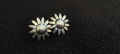 Сребърни Обеци Daisy , 925 бурмено закопчаване , снимка 1