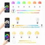 Смарт LED крушка WiFi RGB Tuya 9W E27 – Многоцветна, Гласов контрол, Alexa, Google Home, Smart 10339, снимка 8