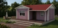 Сглобяема къща 40 м² - 8 800 € (220 €/м²). Метална конструкция и фиброцимент, снимка 6