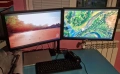 2 бр монитори DELL UltraSharp U2412MB и двойна стойка Duronic DM352 SR, снимка 9