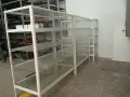 ПРОДАВАМ  стъклено-алуминиеви витрини 5 нива, снимка 2