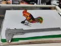 Механична играчка петел, снимка 2