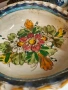Ceramica maiolica Антикварна фруктиера , снимка 7