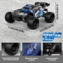 Чисто нова бърза RC Количка с Дистанционно 1:18 40км/ч BAZADER 4WD – Цвят: Син  , снимка 6