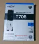 4TB SSD Crucial T705 PCIe Gen 5 NVMe 4000GB Read 14100 MB/s TLC NAND Disk диск за Laptop & Desktop, снимка 3