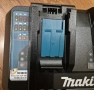 Комплект Макита 2бр. оригинални батерии 5Ah Makita BL1850B и оригинално бързо двойно зарядно DC18RD , снимка 4
