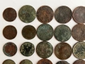 Лот 45 броя медни османски монети, снимка 2