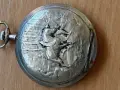 Longines джобен часовник посребрен, снимка 3