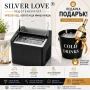 Ледогенератор Silver Love 12 кг/24 ч. – Машина за лед с 9 кубчета за 6–9 минути + Ледарка ПОДАРЪК, снимка 1