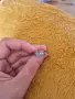 Оригинален сребърен пръстен Pandora Signature Logo Pavé & Beads – размер 50, снимка 9