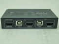 PWay PW-S7402H2 HDMI KVM Switch Dual Monitor 2 Port, 2 USB 2.0 Hub, снимка 1