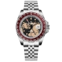 PAGANI DESIGN автоматичен часовник с Японски механизъм SEIKO NH34 GMT,стъкло сапфир,водоустойчив, снимка 3
