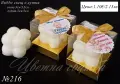 Подаръчета за кръщене, подаръци за кръщене,Бабъл свещи, свещи куб, бурканче със свещ, снимка 5