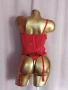  Резервирани Sensuality 85 B Червен корсет с жартиери за чорапи и прашка , снимка 3