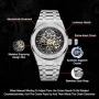 Мъжки автоматичен часовник FEICE FM019HOT Skeleton, снимка 6
